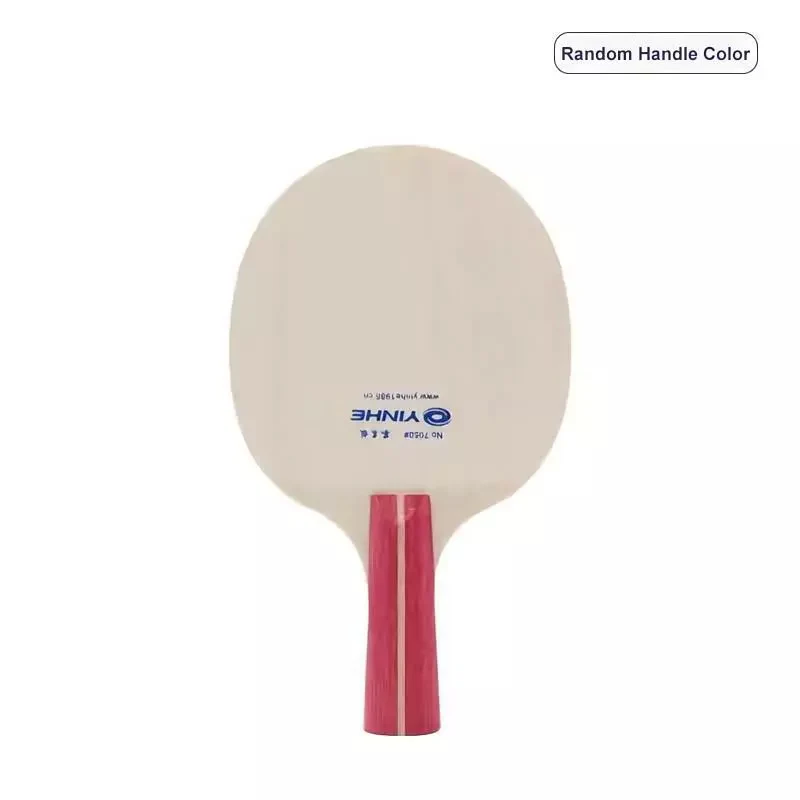 YINHE Mini Ping Pong Table Tennis Blade Racket 7 Ply Wood Blade Paddle (Random Color Handle) - Image 7