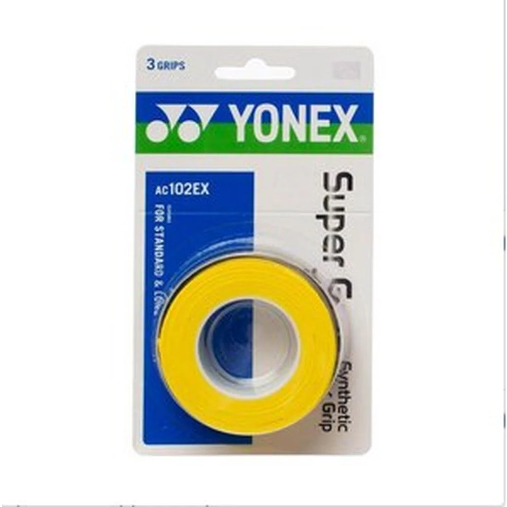 YONEX Super Grap AC102C/EX Over Grip Tape (3 Pack) - BLACK - Image 12