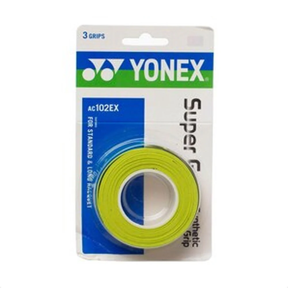 YONEX Super Grap AC102C/EX Over Grip Tape (3 Pack) - BLACK - Image 17