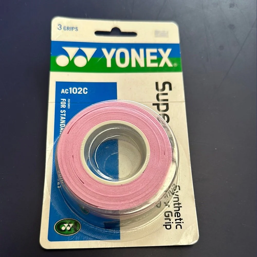 YONEX Super Grap AC102C/EX Over Grip Tape (3 Pack) - BLACK - Image 19