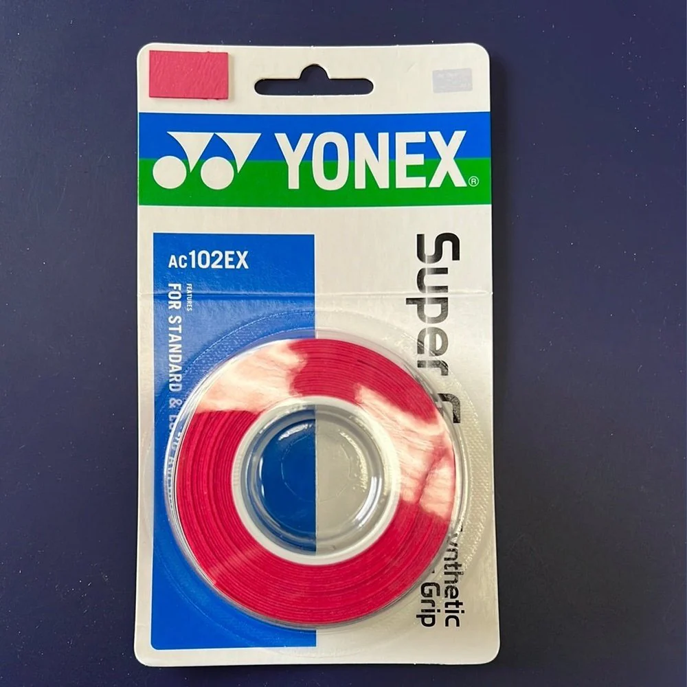YONEX Super Grap AC102C/EX Over Grip Tape (3 Pack) - BLACK - Image 20