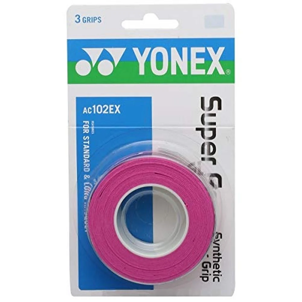 YONEX Super Grap AC102C/EX Over Grip Tape (3 Pack) - BLACK - Image 21