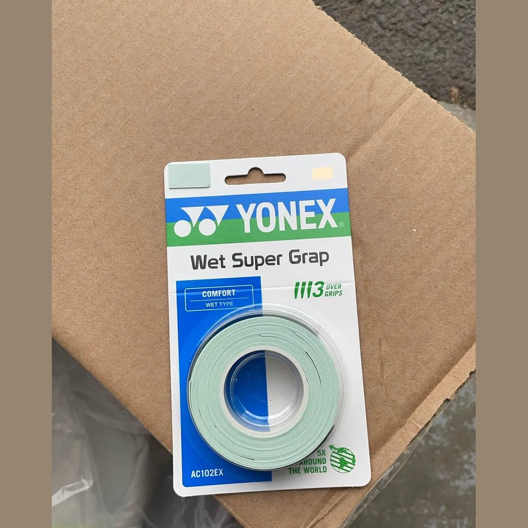 YONEX Super Grap AC102C/EX Over Grip Tape (3 Pack) - BLACK - Image 23