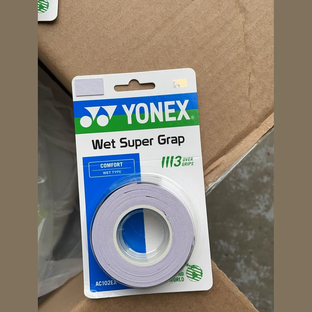 YONEX Super Grap AC102C/EX Over Grip Tape (3 Pack) - BLACK - Image 24