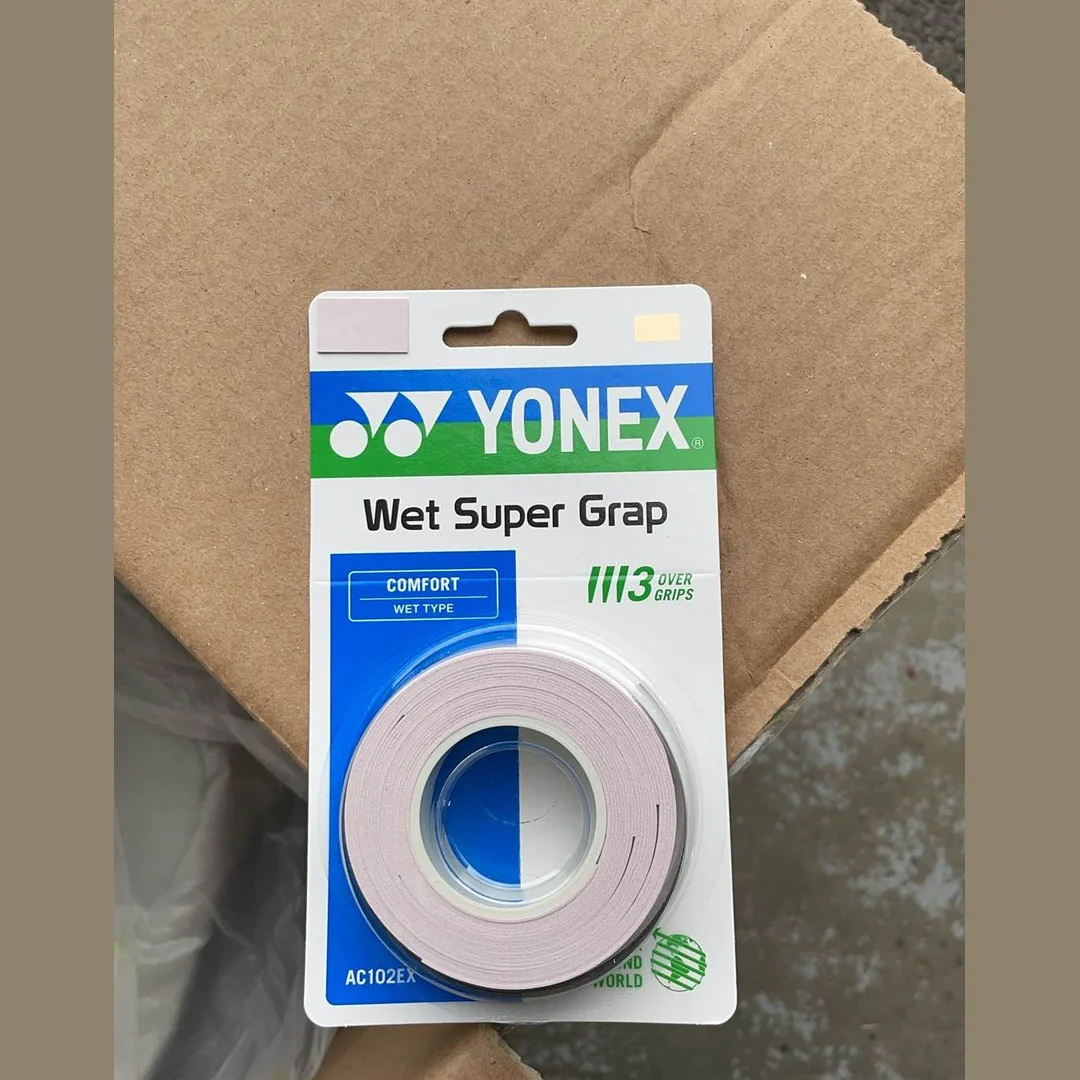 YONEX Super Grap AC102C/EX Over Grip Tape (3 Pack) - BLACK - Image 25