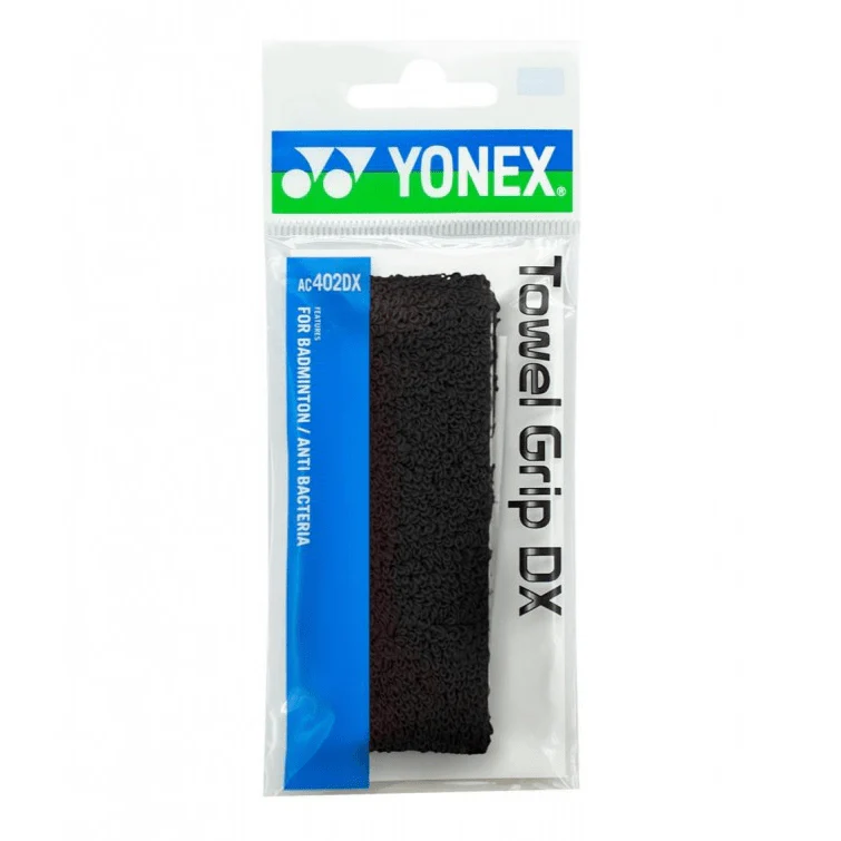 YONEX AC402DX Towel Grip DX Badminton Grip - BLACK - Image 10