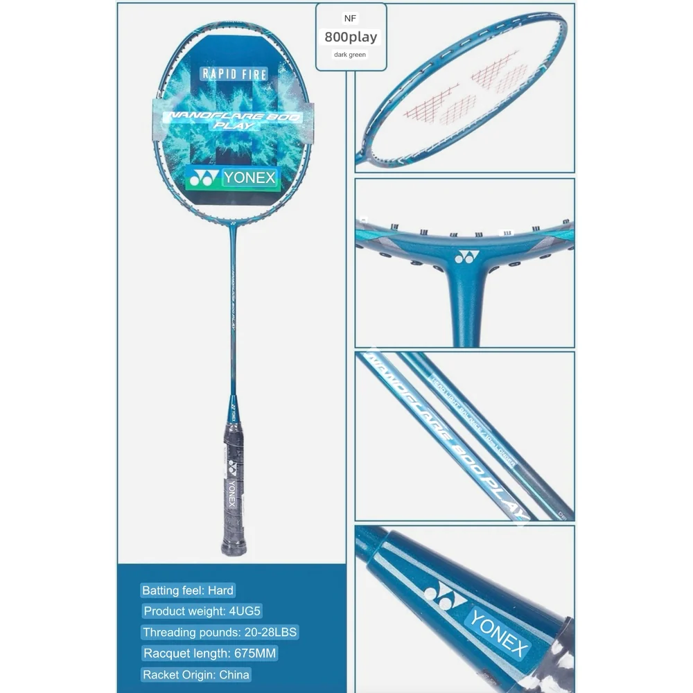 YONEX Nanoflare 800 GAME Badminton Racket 4UG6 Frame Only - Image 4