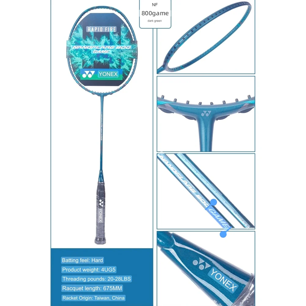 YONEX Nanoflare 800 GAME Badminton Racket 4UG6 Frame Only - Image 6